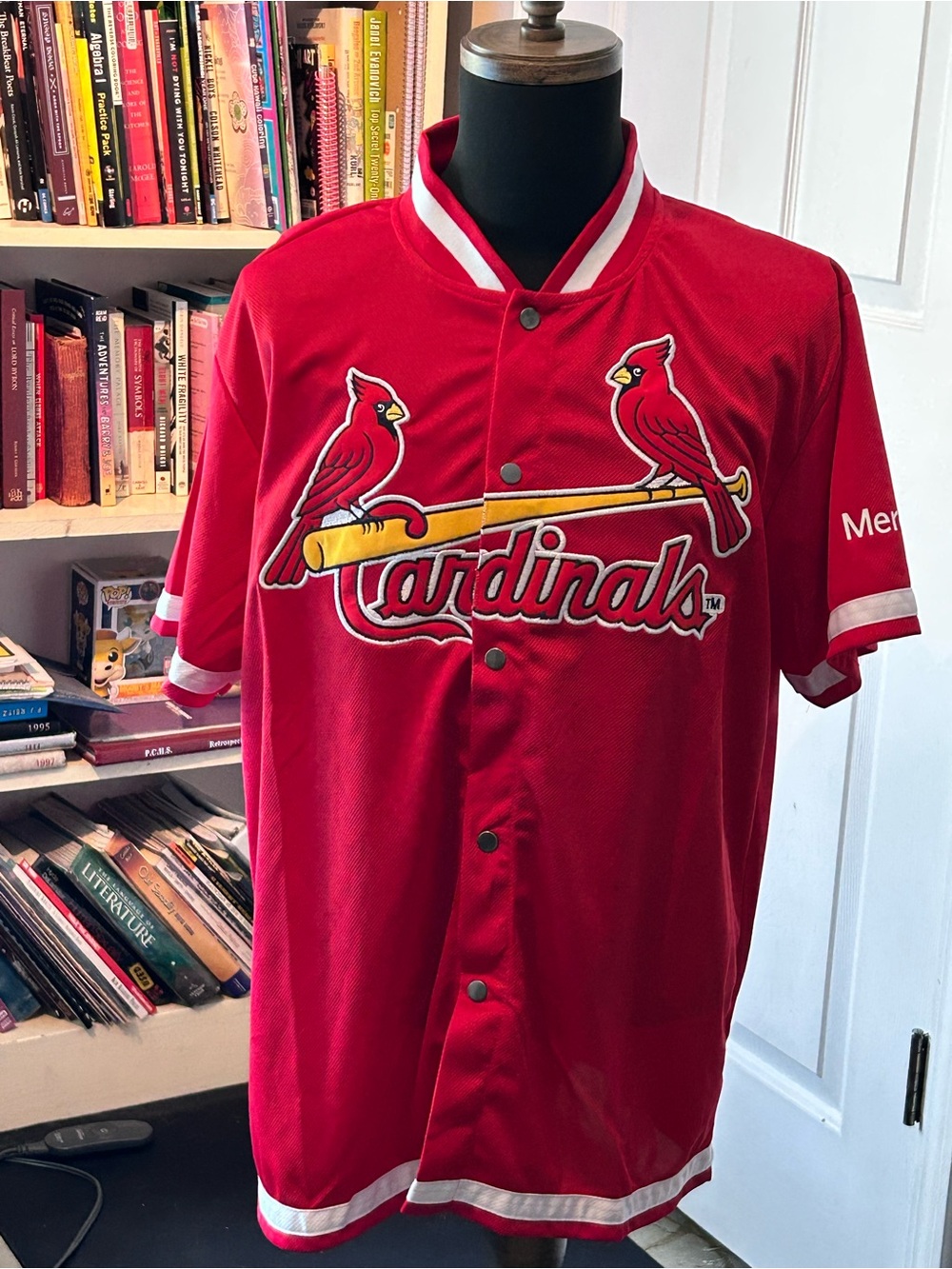 MLB St. Louis Cardinals Men’s XL Promotional Jersey Button Up Embroidered